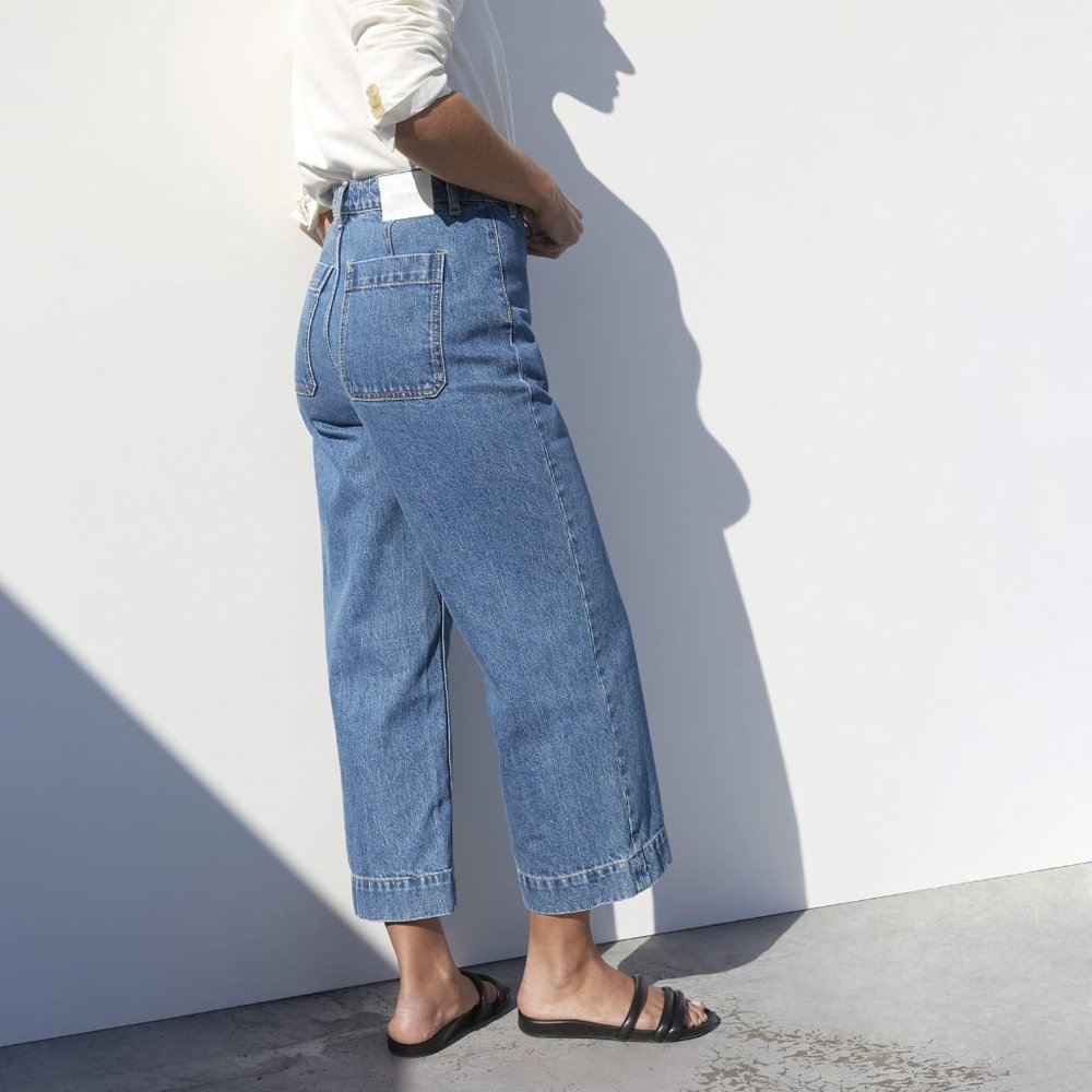 Everlane Edition 02 Wide Leg Crop Jeans